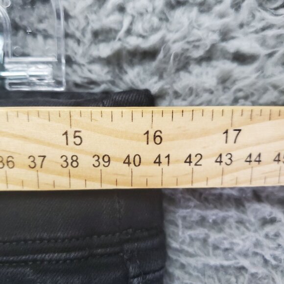 Old Navy Jeans Womens 10 Black Rockstar Super Skinny Jeggings Stretch Denim - Picture 6 of 10